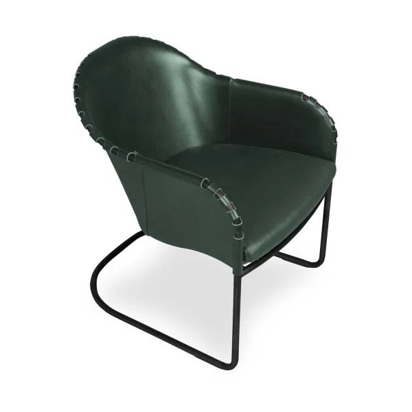 Källemo Ingo armchair Green-black oxidized