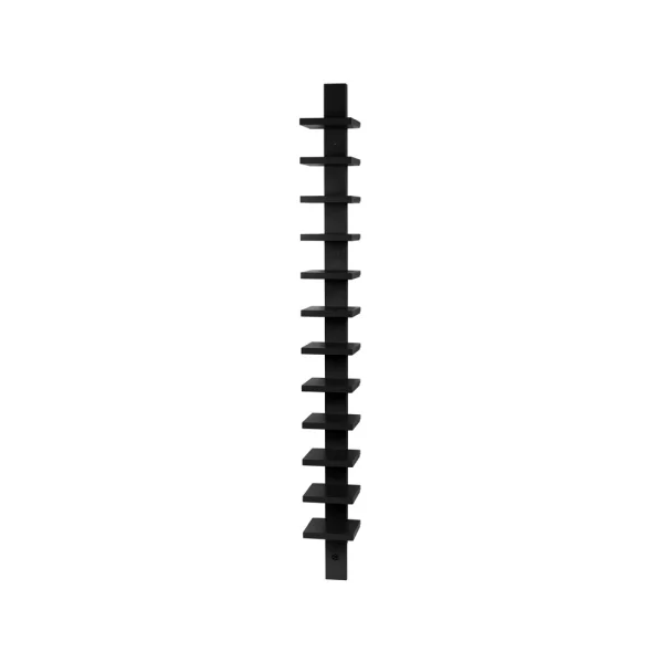 Källemo Pilaster wall shelf Black stained