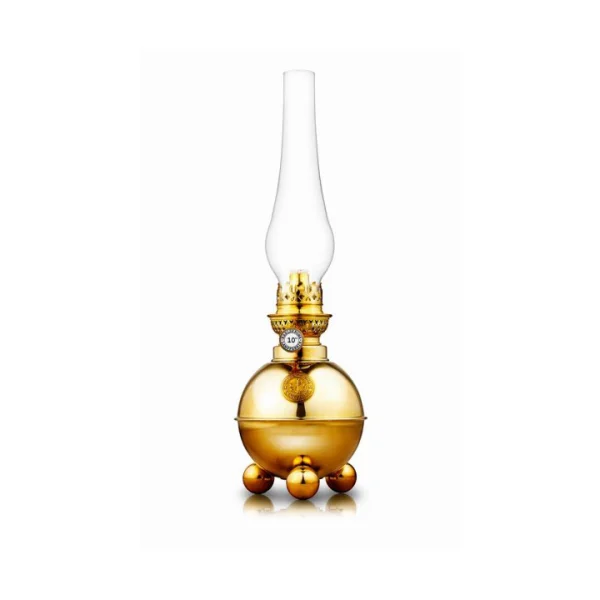 Karlskrona Lampfabrik Dragsö Kerosene Lamp 38 cm Brass