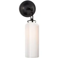 Katie Cylinder Wall Light Bronze, Light - Andrew Martin