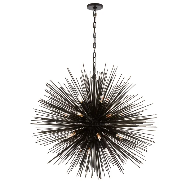 Kelly Wearstler | Strada Round Pendant Large | Aged Iron