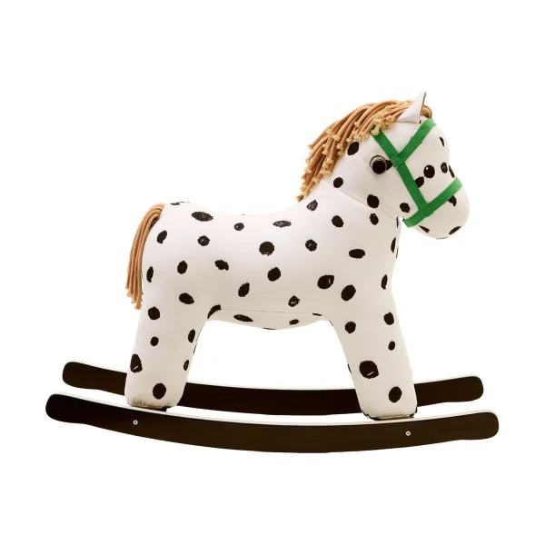 Kid's Concept Pippi rocking horse White-black