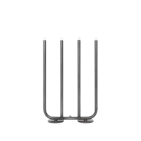 Konsthantverk December 4 candlestick Anthracite oxide