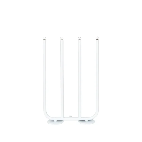 Konsthantverk December 4 candlestick White