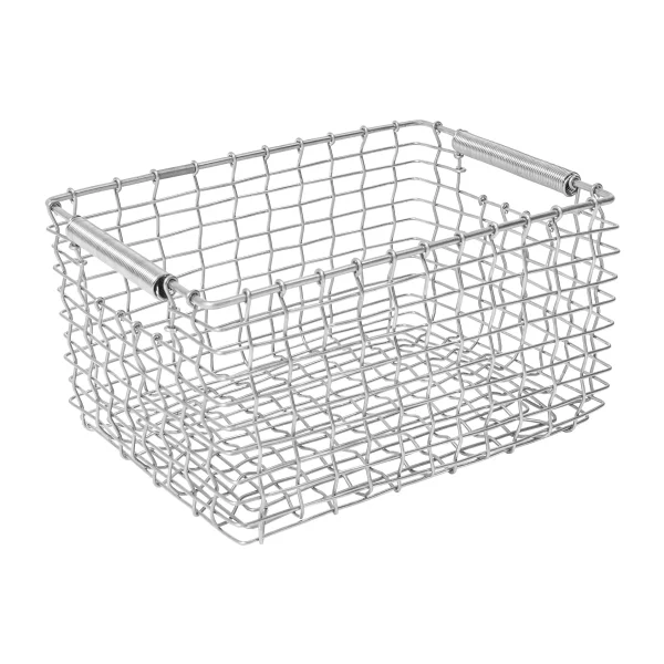 KORBO Rectangular 19 storage basket Galvanised steel