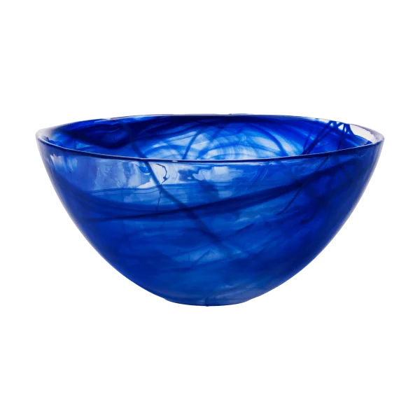 Kosta Boda Contrast bowl 350 mm Blue-blue