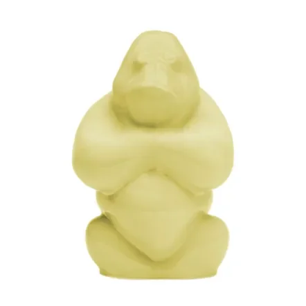 Kosta Boda Gabba Gabba Hey sculpture 120 mm Banana Milk