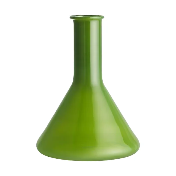 Kosta Boda Lab measuring glass vase 18.5 cm Green