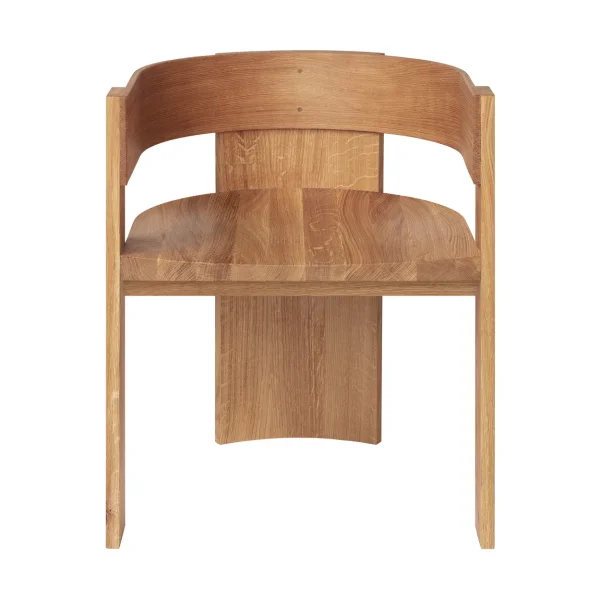 Kristina Dam Studio Collector chair Warm lacquered oak-walnut