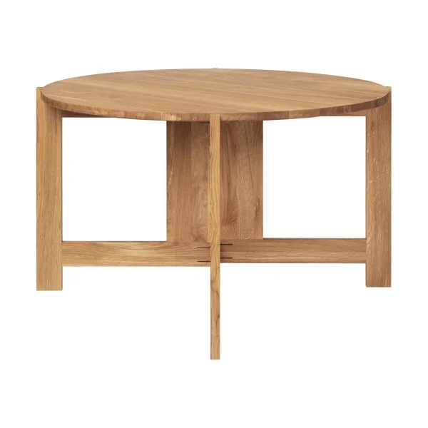 Kristina Dam Studio Collector dining table Ø120x74 cm Warm lacquered oak