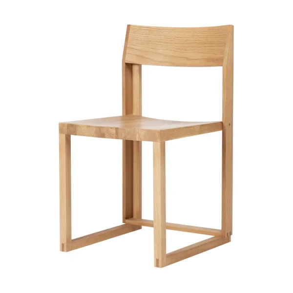 Kristina Dam Studio Outline chair Warm lacquered oak-walnut