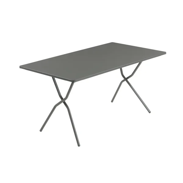 Lafuma Balcony II table Titane, 140x70 cm