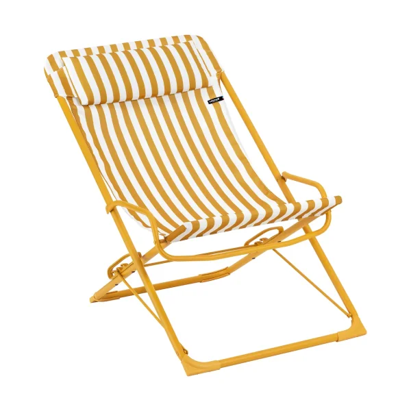 Lafuma Transaswing Multi deck chair Honey Stripes