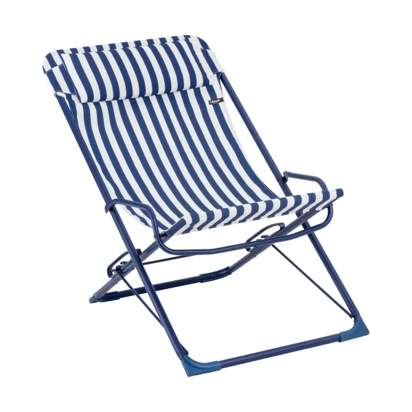 Lafuma Transaswing Multi deck chair Indigo Stripes