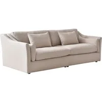 Lagoon Sofa, Sofa, Light Neutral - Andrew Martin Cotton & Linen