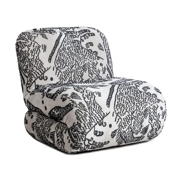 Lammhults Bau armchair Tiger mountain 001, straight
