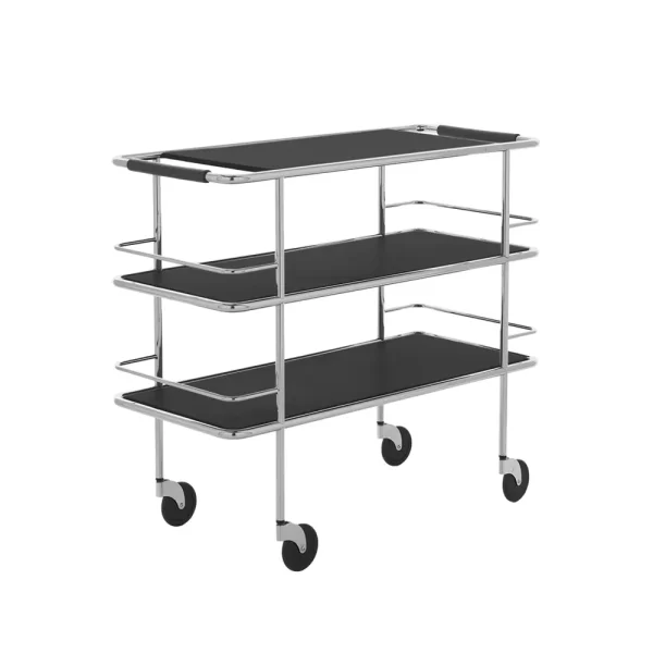 Lammhults Cargo serveringsvagn Black laminate-chrome
