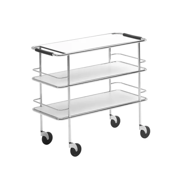 Lammhults Cargo serveringsvagn White laminate-chrome