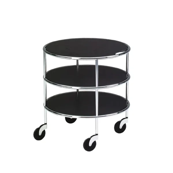 Lammhults Chicago I table on castors Black laminate-chrome