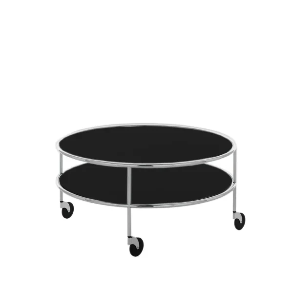 Lammhults Chicago III coffee table Black laminate-chrome