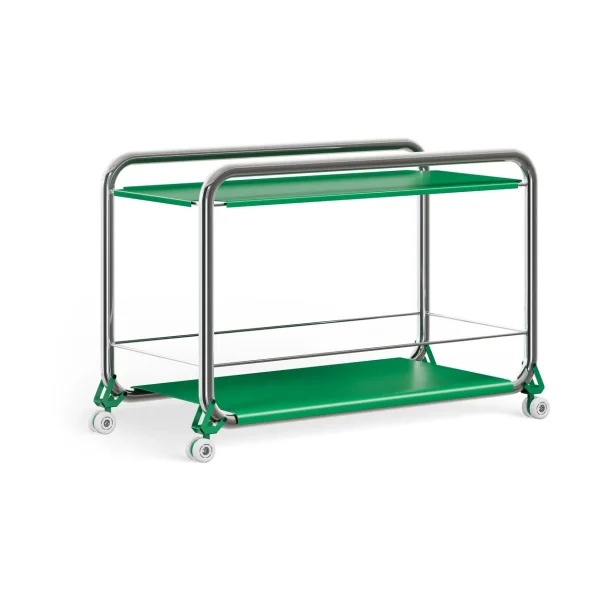 Lammhults Tension trolley Krom-green