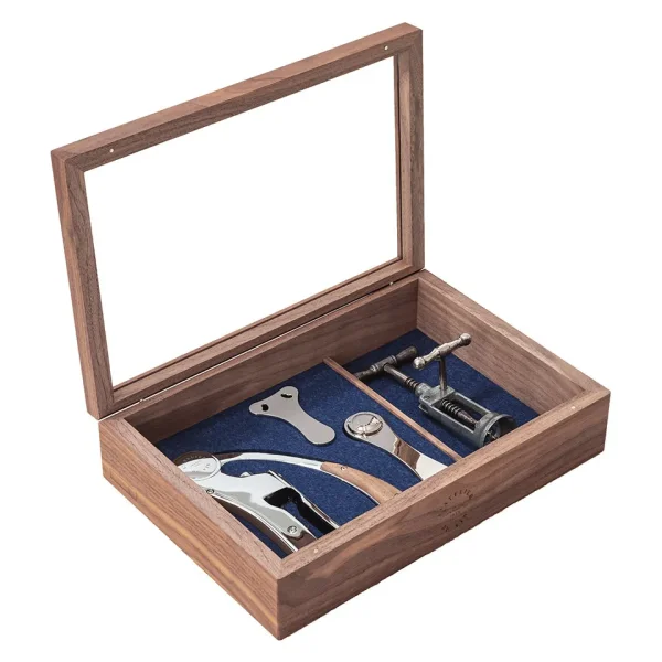 L'Atelier du Vin Le Collectionneur 2 sommelier tool set Walnut