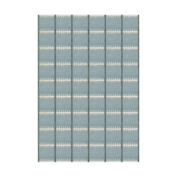 Layered Lilly wool carpet Blue, 180x270 cm