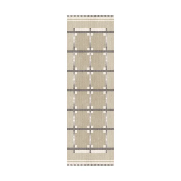 Layered Röllakan Ruth runner Almond, 75x240 cm
