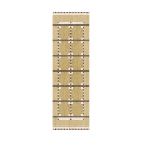 Layered Röllakan Ruth runner Harvest yellow, 80x300 cm