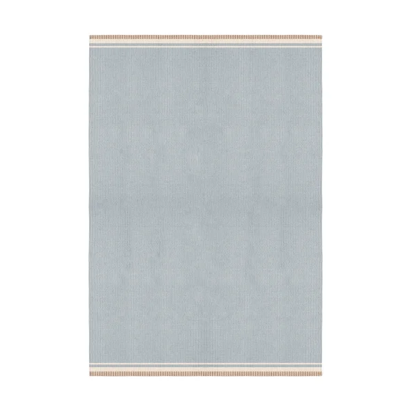 Layered Röllakan Solid wool rug Sky blue, 200x300 cm