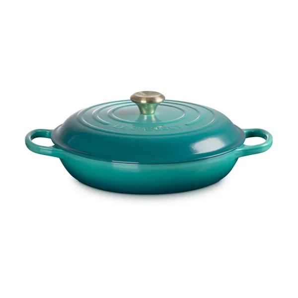 Le Creuset Le Creuset shallow casserole 3.5 l Bleu Riviera