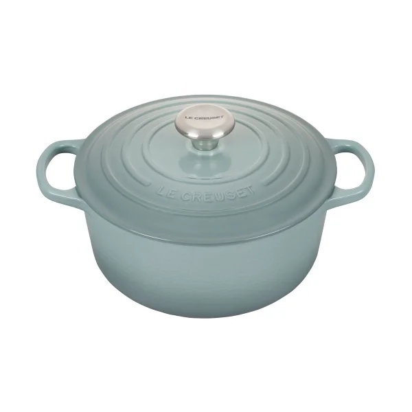 Le Creuset Le Creuset Signature round casserole 4.2 l Sea Salt