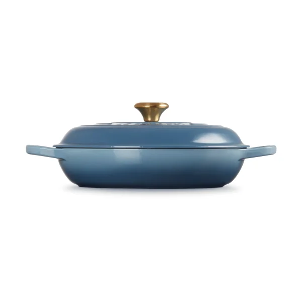 Le Creuset Signature shallow casserole 3.5 l Chambray