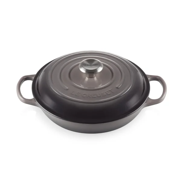 Le Creuset Signature shallow casserole 3.5 l Flint