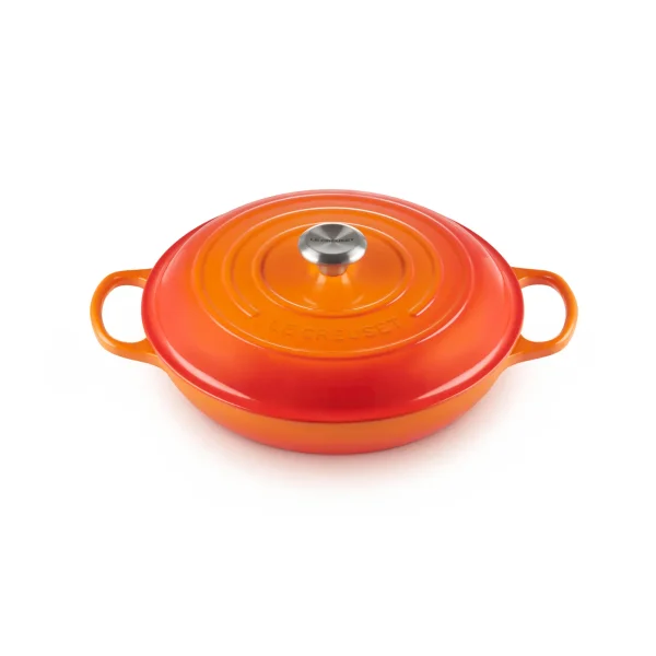 Le Creuset Signature shallow casserole 3.5 l Volcanic