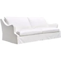 Lear Sofa in House Linen White, Sofa - Andrew Martin Cotton
