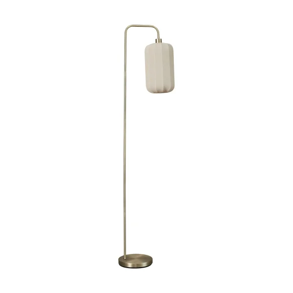 Lene Bjerre Sashie floor lamp 160 cm Linen-light gold