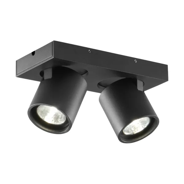 Light-Point Focus 2 wall and ceiling lamp switch tune Black
