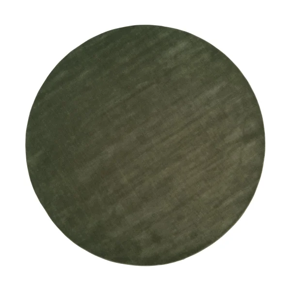 Linie Design Halo Cloud wool carpet Moss, Ø300 cm