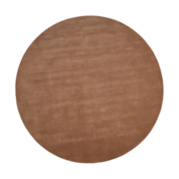 Linie Design Halo Cloud wool carpet round Amber, Ø300 cm