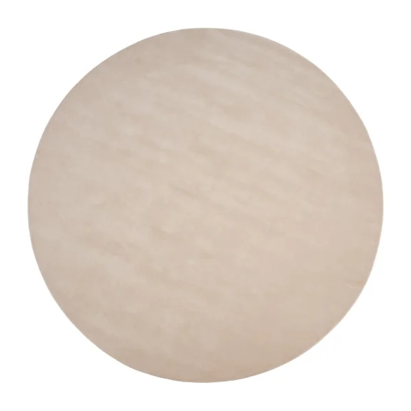 Linie Design Halo Cloud wool carpet round Beige, Ø250 cm