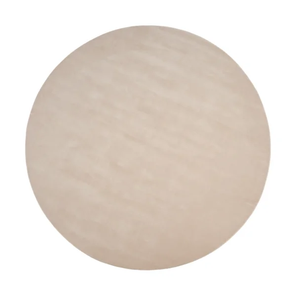 Linie Design Halo Cloud wool carpet round Beige, Ø300 cm