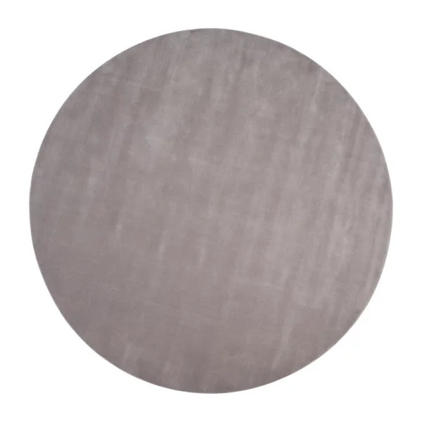 Linie Design Halo Cloud wool carpet round Light grey, Ø250 cm