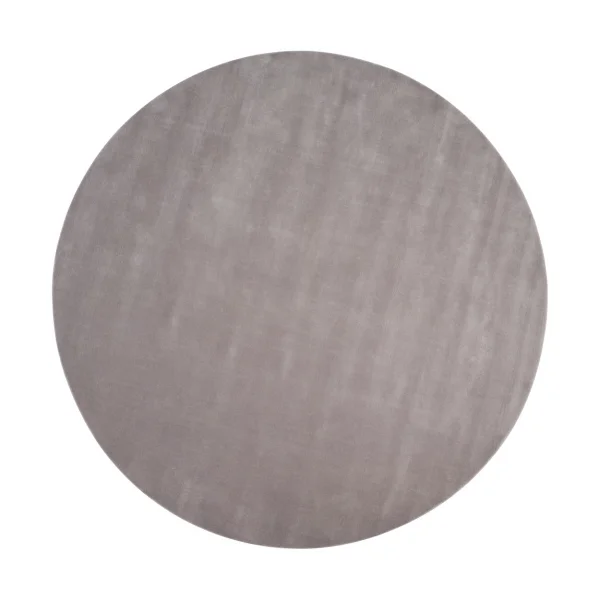 Linie Design Halo Cloud wool carpet round Light grey, Ø300 cm
