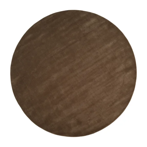 Linie Design Halo Cloud wool carpet round Moss, Ø250 cm