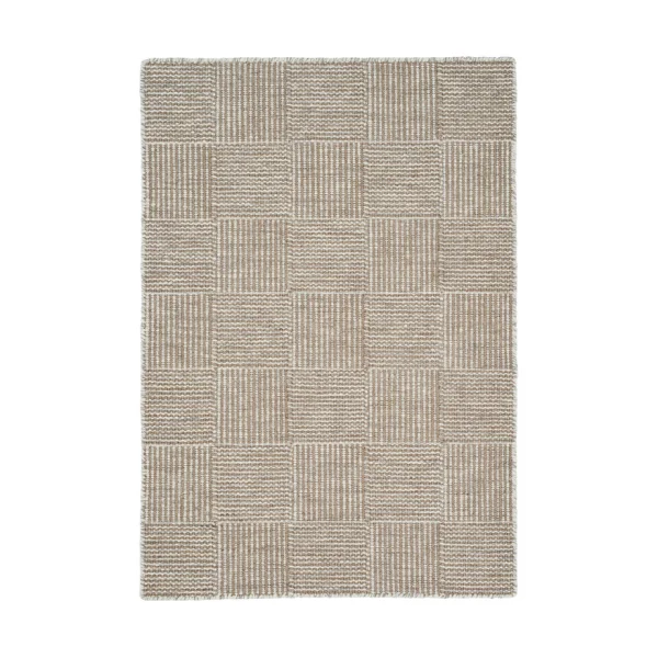 Linie Design Linie Design Chess rug Light grey, 140x200 cm