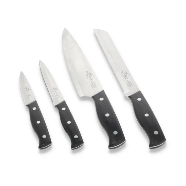Lion Sabatier Lion Sabatier Austral knife set 4 pieces Steel-black