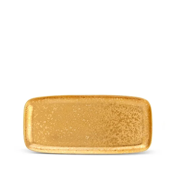 L'Objet | Alchimie Rectangular Platter - Medium | Gold