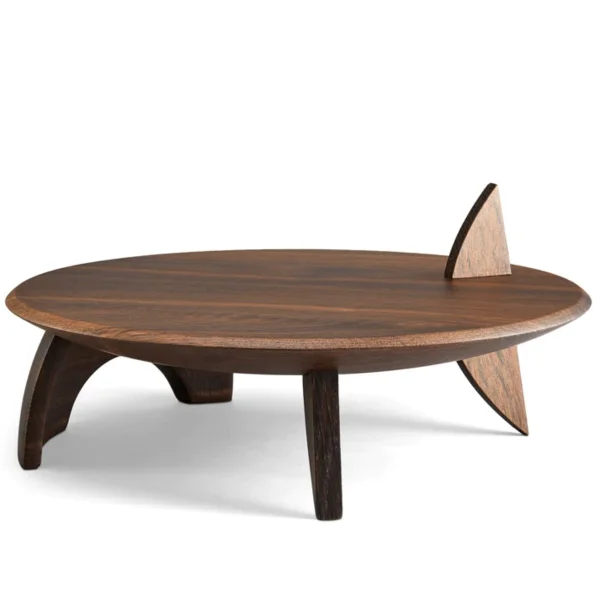 L'Objet | Kelly Behun Leaf Flat Platter Smoked Oak