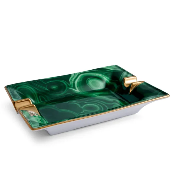 L'Objet | Malachite Ashtray